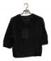 MARTIN KIM (マーティンキム) THREE QUARTER SLEEVE LOGO KNIT PULLOVER ブラック サイズ:S：9000円