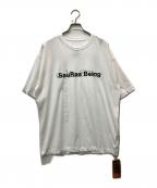 TIGHTBOOTH PRODUCTION×Sauras Beingタイトブースプロダクション×ソーラス ビーイング）の古着「Tシャツ」｜ホワイト