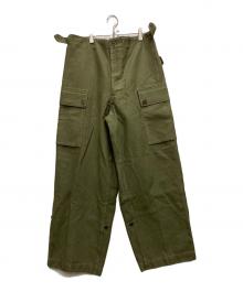 DUTCH ARMY（オランダ軍）の古着「60sダブルフェイスカーゴパンツ」｜グリーン