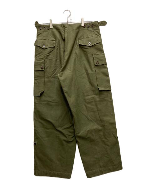 DUTCH ARMY（オランダ軍）DUTCH ARMY (オランダ軍) 60sダブルフェイスカーゴパンツ グリーン サイズ:FREEの古着・服飾アイテム
