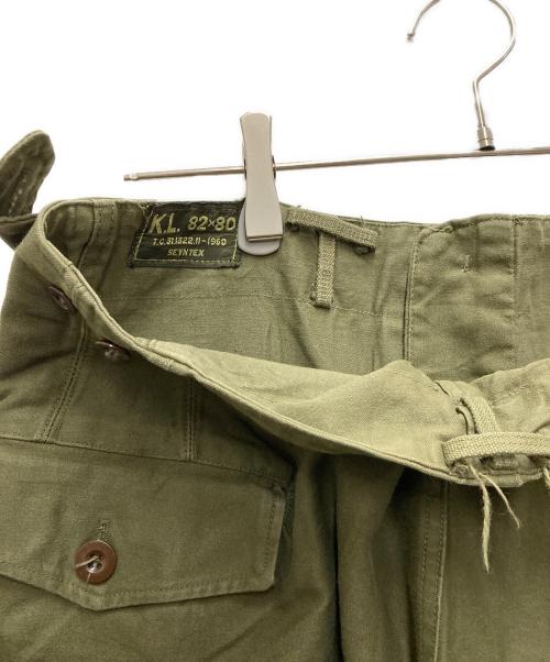 DUTCH ARMY（オランダ軍）DUTCH ARMY (オランダ軍) 60sダブルフェイスカーゴパンツ グリーン サイズ:FREEの古着・服飾アイテム