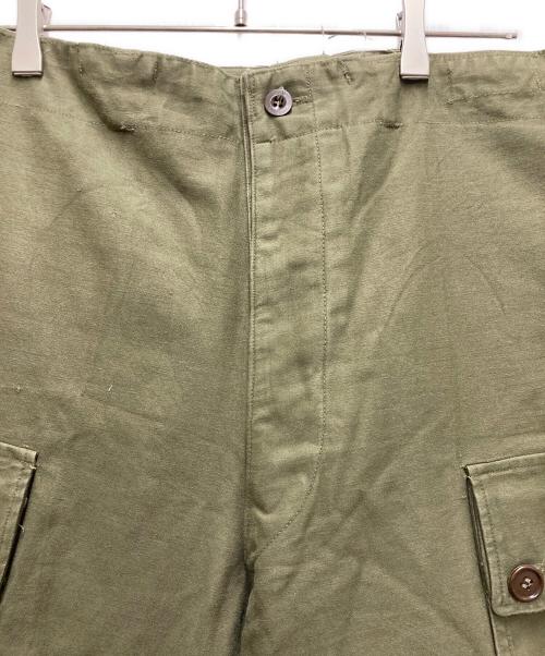 DUTCH ARMY（オランダ軍）DUTCH ARMY (オランダ軍) 60sダブルフェイスカーゴパンツ グリーン サイズ:FREEの古着・服飾アイテム