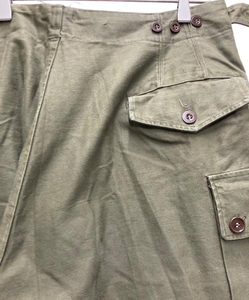 DUTCH ARMY（オランダ軍）DUTCH ARMY (オランダ軍) 60sダブルフェイスカーゴパンツ グリーン サイズ:FREEの古着・服飾アイテム
