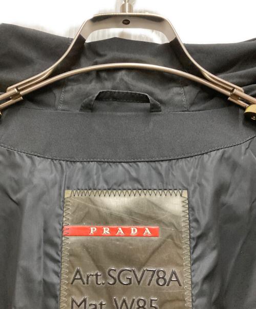 PRADA SPORTS（プラダスポーツ）PRADA SPORTS (プラダスポーツ) フード付コート ブラック サイズ:50の古着・服飾アイテム
