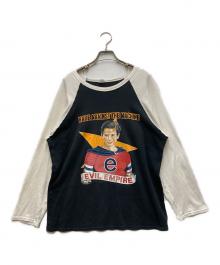 VINTAGE（ヴィンテージ）の古着「90's EVIL EMPIRE ラグランTee」｜ブラック×ホワイト