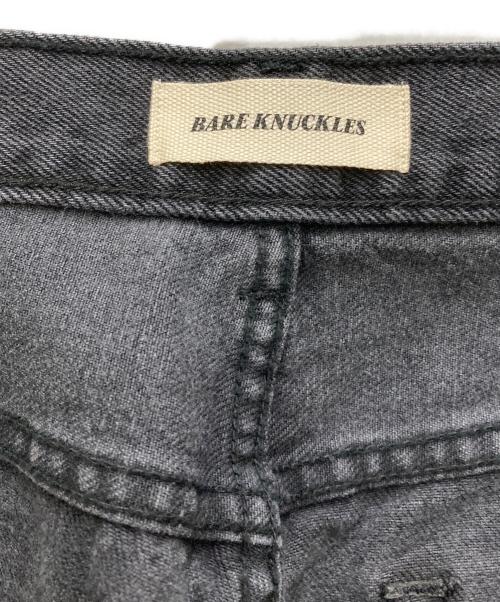 BARE KNUCKLES（ベアナックル）BARE KNUCKLES (ベアナックル) Serge Loose Bootcut Jeans ブラック サイズ:不明の古着・服飾アイテム
