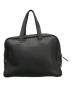 GIORGIO ARMANI (ジョルジョアルマーニ) レザーハンドバッグ ブラック：16000円