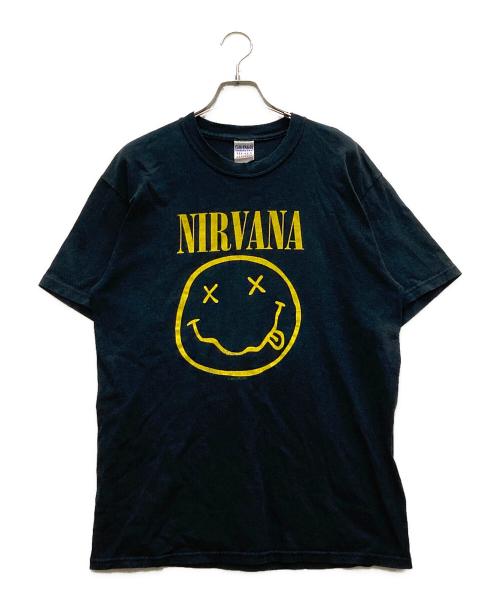 NIRVANA（ニルヴァーナ）NIRVANA (ニルヴァーナ) 00'S SMILE TEE ブラック サイズ:Mの古着・服飾アイテム