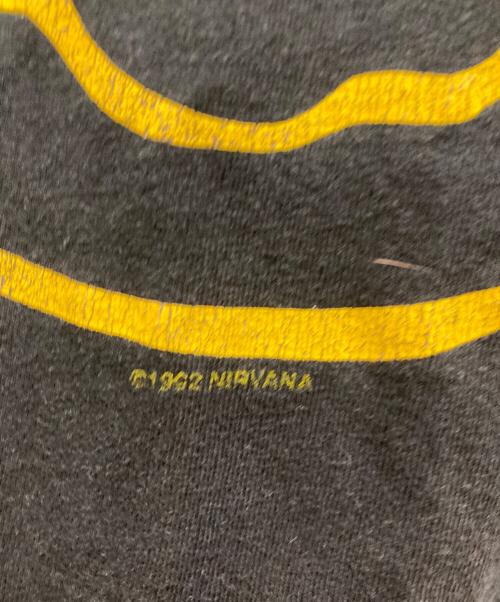 NIRVANA（ニルヴァーナ）NIRVANA (ニルヴァーナ) 00'S SMILE TEE ブラック サイズ:Mの古着・服飾アイテム