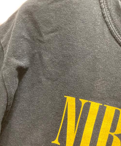 NIRVANA（ニルヴァーナ）NIRVANA (ニルヴァーナ) 00'S SMILE TEE ブラック サイズ:Mの古着・服飾アイテム