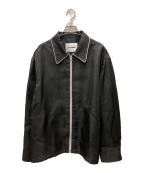 JIL SANDERジルサンダー）の古着「SHIRT 171/ジップブルゾン」｜ブラック