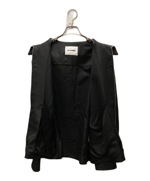 JIL SANDER（ジルサンダー）JIL SANDER (ジルサンダー) SHIRT 171/ジップブルゾン ブラック サイズ:48の古着・服飾アイテム