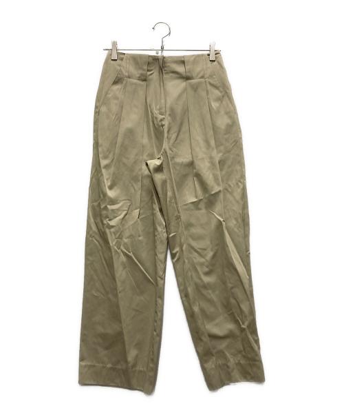 anuke（アンヌーク）ANUKE (アンヌーク) Twill Loose Pants ベージュ サイズ:36の古着・服飾アイテム
