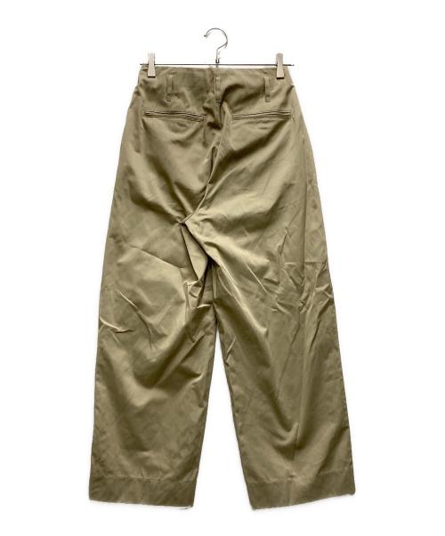 anuke（アンヌーク）ANUKE (アンヌーク) Twill Loose Pants ベージュ サイズ:36の古着・服飾アイテム