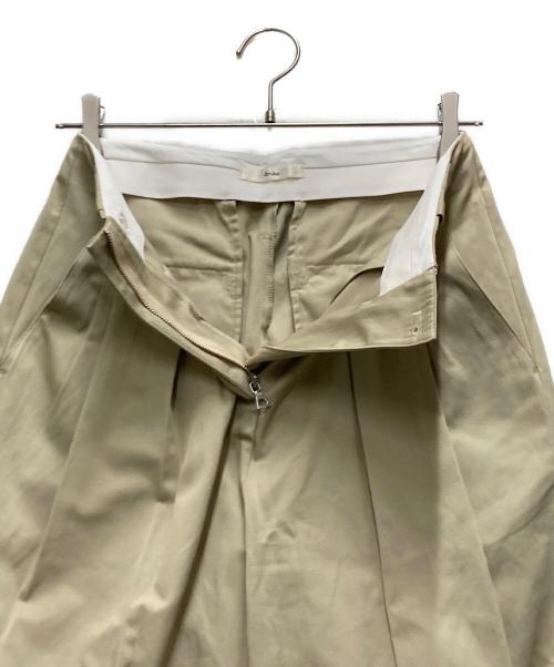 anuke（アンヌーク）ANUKE (アンヌーク) Twill Loose Pants ベージュ サイズ:36の古着・服飾アイテム