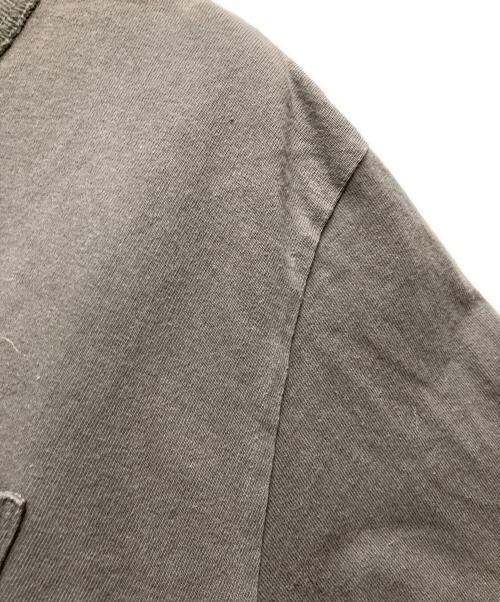 sacai（サカイ）sacai (サカイ) Side Zip Cotton T-Shirt グレー サイズ:2の古着・服飾アイテム