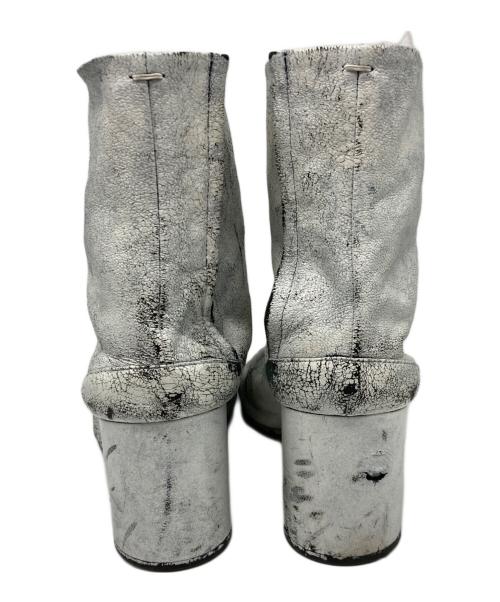Maison Margiela（メゾンマルジェラ）Maison Margiela (メゾンマルジェラ) ペンキ加工足袋ブーツ ホワイト サイズ:37の古着・服飾アイテム