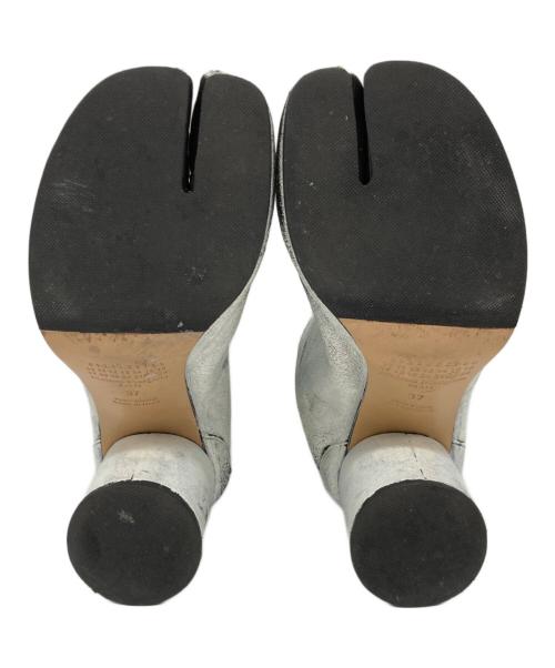 Maison Margiela（メゾンマルジェラ）Maison Margiela (メゾンマルジェラ) ペンキ加工足袋ブーツ ホワイト サイズ:37の古着・服飾アイテム