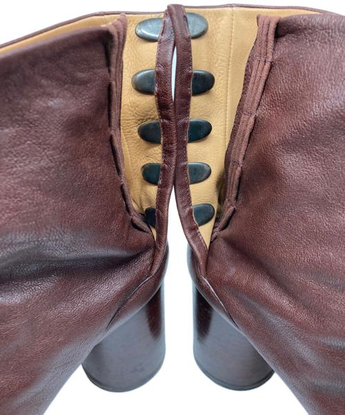 Maison Margiela（メゾンマルジェラ）Maison Margiela (メゾンマルジェラ) 足袋ブーツ ブラウン サイズ:37の古着・服飾アイテム