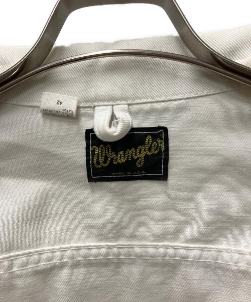 Wrangler（ラングラー）Wrangler (ラングラー) 70`S127MJデニムジャケット ホワイト サイズ:42の古着・服飾アイテム