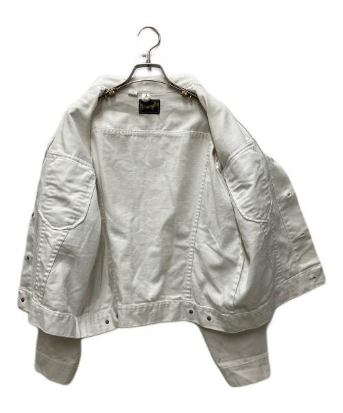 Wrangler（ラングラー）Wrangler (ラングラー) 70`S127MJデニムジャケット ホワイト サイズ:42の古着・服飾アイテム