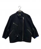 DIESELディーゼル）の古着「ダブルライダースジャケット」｜ブラック
