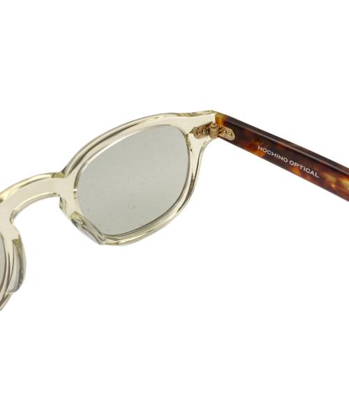 NOCHINO OPTICAL（ノチノオプティカル）NOCHINO OPTICAL (ノチノオプティカル) CITRON & AMBER X L.SMOKE GREEN ブラウン×グリーン サイズ:46□23 144の古着・服飾アイテム