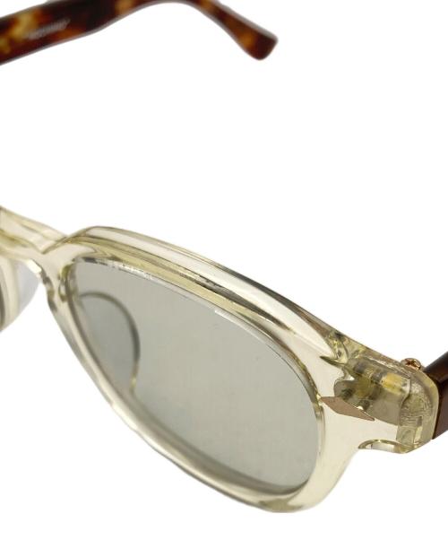 NOCHINO OPTICAL（ノチノオプティカル）NOCHINO OPTICAL (ノチノオプティカル) CITRON & AMBER X L.SMOKE GREEN ブラウン×グリーン サイズ:46□23 144の古着・服飾アイテム