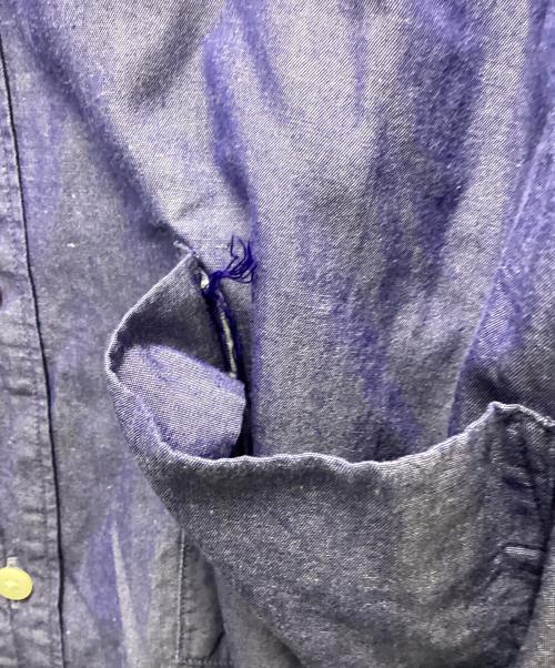 BLURHMS（ブラームス）blurhms (ブラームス) Polish Chambray Band Collar Shirt ネイビー サイズ:4の古着・服飾アイテム