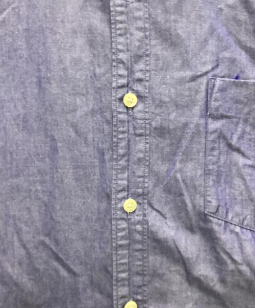 BLURHMS（ブラームス）blurhms (ブラームス) Polish Chambray Band Collar Shirt ネイビー サイズ:4の古着・服飾アイテム