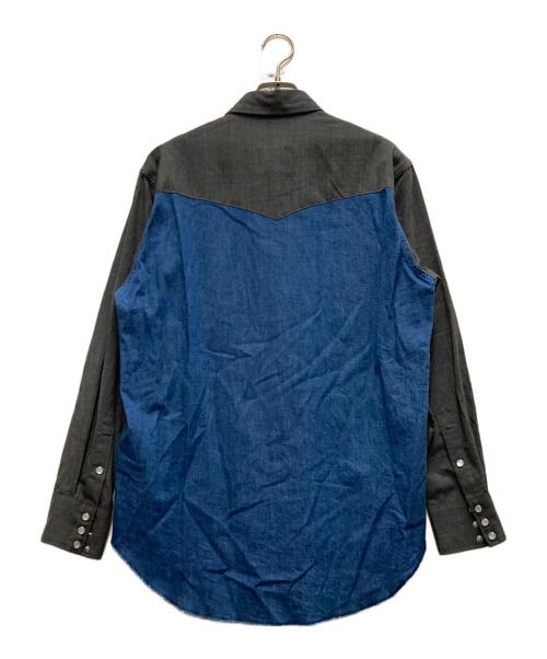 Wrangler（ラングラー）Wrangler (ラングラー) SEVEN BY SEVEN (セブンバイセブン) COMBINATION WESTERN SHIRTS グレー サイズ:Sの古着・服飾アイテム