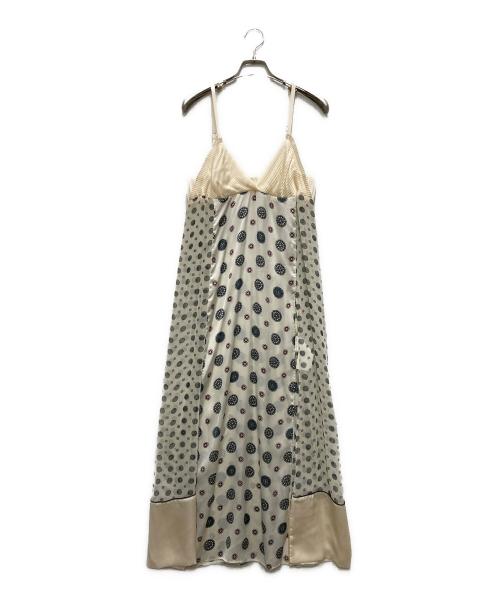sacai（サカイ）sacai (サカイ) Komon Print Dress ベージュ サイズ:1の古着・服飾アイテム