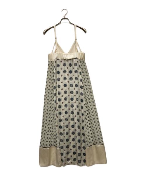 sacai（サカイ）sacai (サカイ) Komon Print Dress ベージュ サイズ:1の古着・服飾アイテム