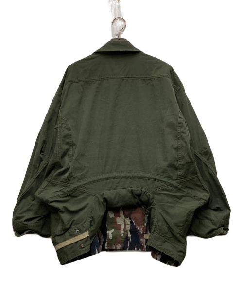 ALPHA（アルファ）ALPHA (アルファ) beautiful people (ビューティフルピープル) 26SS double-end camouflage field jacket グリーン サイズ:36の古着・服飾アイテム