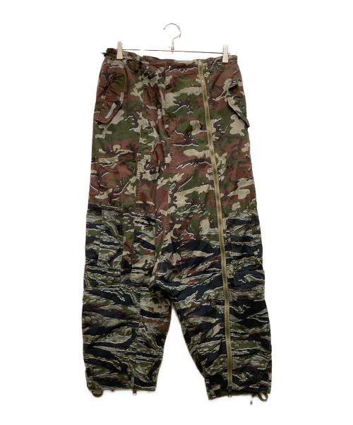 ALPHA（アルファ）ALPHA (アルファ) beautiful people (ビューティフルピープル) 26SS double-end camouflage cargo pants オリーブ サイズ:不明の古着・服飾アイテム