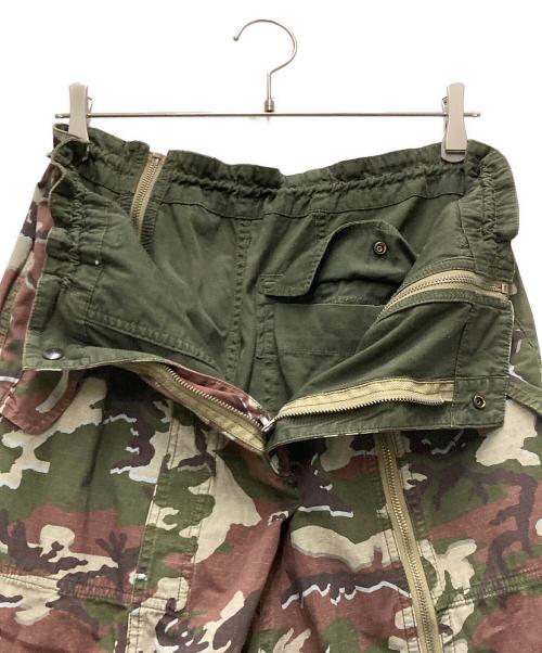 ALPHA（アルファ）ALPHA (アルファ) beautiful people (ビューティフルピープル) 26SS double-end camouflage cargo pants オリーブ サイズ:不明の古着・服飾アイテム