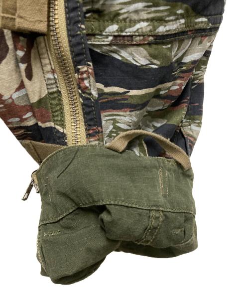 ALPHA（アルファ）ALPHA (アルファ) beautiful people (ビューティフルピープル) 26SS double-end camouflage cargo pants オリーブ サイズ:不明の古着・服飾アイテム