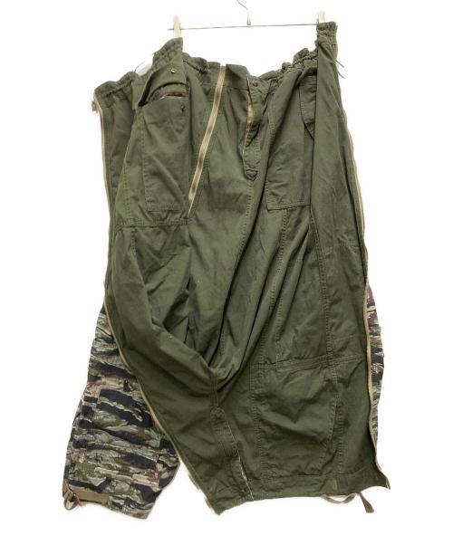 ALPHA（アルファ）ALPHA (アルファ) beautiful people (ビューティフルピープル) 26SS double-end camouflage cargo pants オリーブ サイズ:不明の古着・服飾アイテム