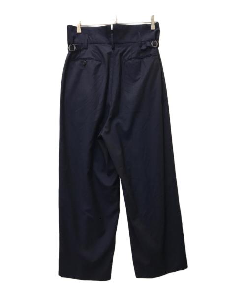intch.（インチ）intch. (インチ) Shank Super110's Wool Wide Slacks ネイビー サイズ:Mの古着・服飾アイテム