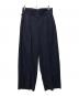 intch.（インチ）の古着「Shank Super110's Wool Wide Slacks」｜ネイビー