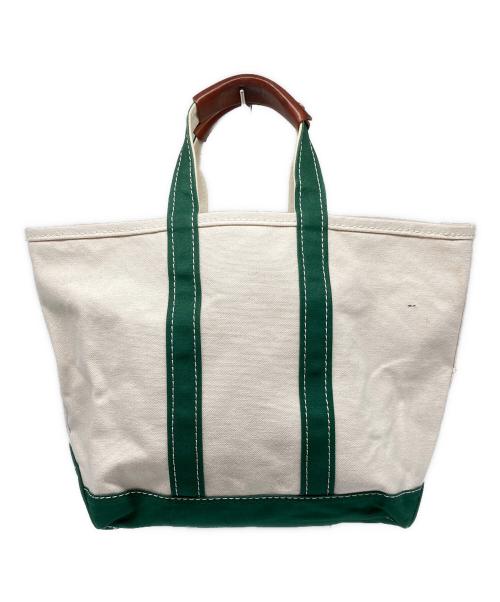 BARKOUTSIDERS（バークアウトサイダーズ）BARKOUTSIDERS (バークアウトサイダーズ) BLUE LINES TOTE 80s ベージュの古着・服飾アイテム