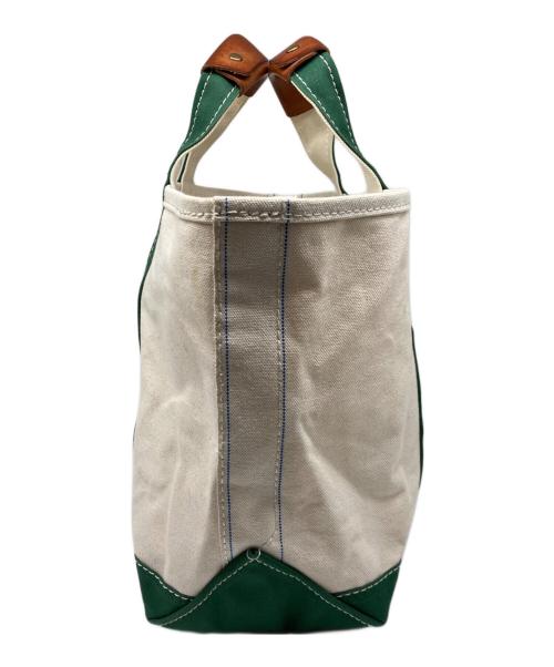 BARKOUTSIDERS（バークアウトサイダーズ）BARKOUTSIDERS (バークアウトサイダーズ) BLUE LINES TOTE 80s ベージュの古着・服飾アイテム