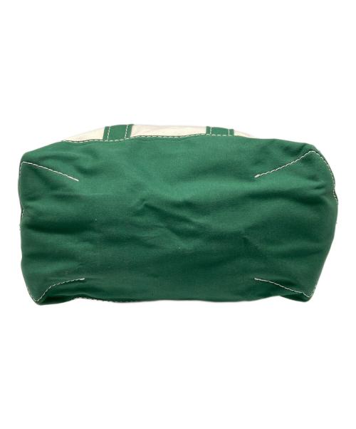 BARKOUTSIDERS（バークアウトサイダーズ）BARKOUTSIDERS (バークアウトサイダーズ) BLUE LINES TOTE 80s ベージュの古着・服飾アイテム