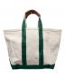 BARKOUTSIDERS（バークアウトサイダーズ）の古着「BLUE LINES TOTE 80s」｜ベージュ