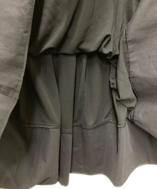 Y's（ワイズ）Y's (ワイズ) 異素材ミックスロングスカート ブラック サイズ:1の古着・服飾アイテム