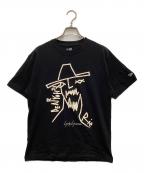 New Era×YOHJI YAMAMOTOニューエラ×ヨウジヤマモト）の古着「プリントTシャツ」｜ブラック