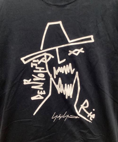 New Era（ニューエラ）New Era (ニューエラ) YOHJI YAMAMOTO (ヨウジヤマモト) プリントTシャツ ブラック サイズ:Mの古着・服飾アイテム