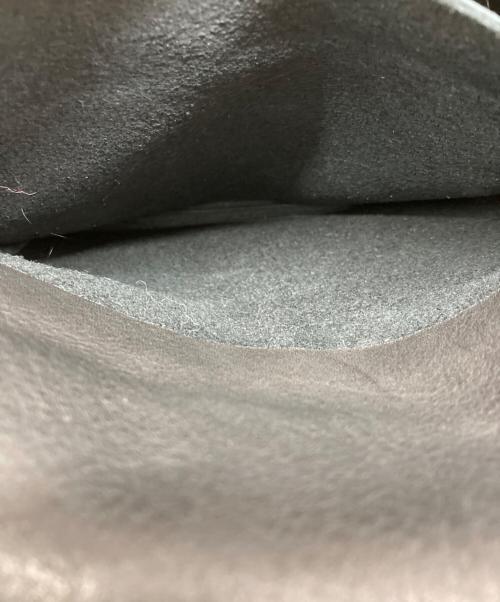 YOHJI YAMAMOTO（ヨウジヤマモト）YOHJI YAMAMOTO (ヨウジヤマモト) ロゴパンチングレザートートバッグ ブラックの古着・服飾アイテム