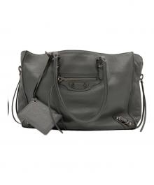BALENCIAGA（バレンシアガ）の古着「ペーパー/トートバッグ」｜グレー