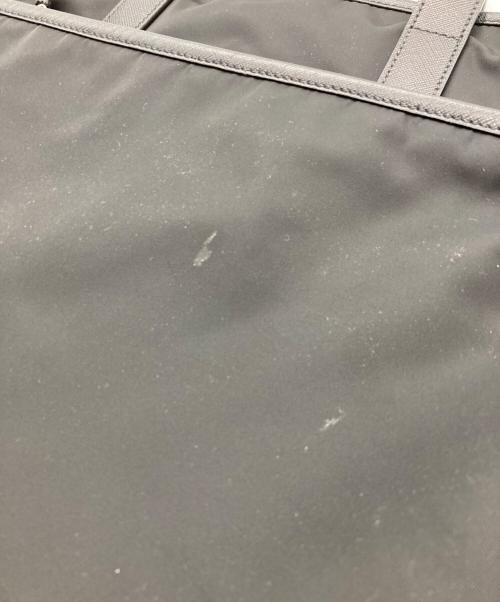 PRADA（プラダ）PRADA (プラダ) Re-Nylon xサフィアーノレザー トートバッグ ブラックの古着・服飾アイテム